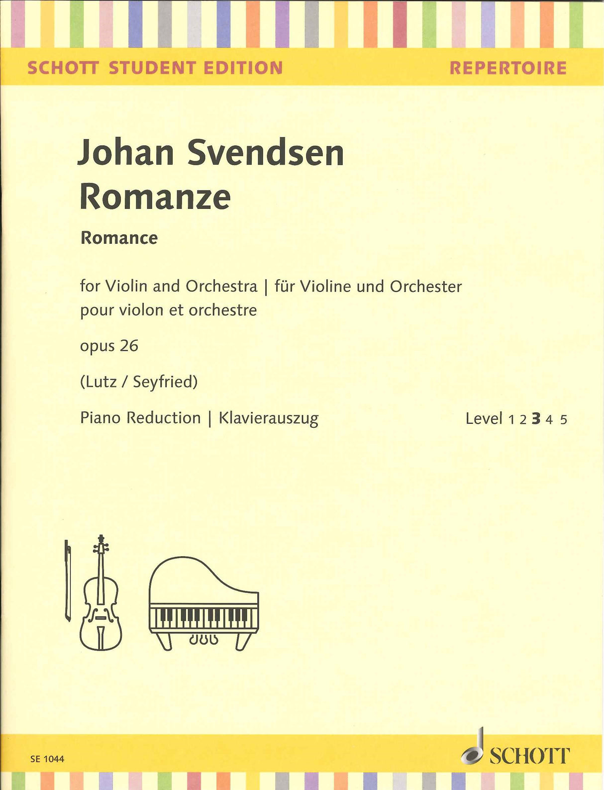 Svendsen, Romance op. 26 in G (Seyfried) (Schott)