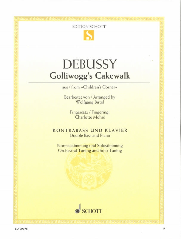 Debussy, Golliwogg's Cakewalk (CB,Pf) (Schott)
