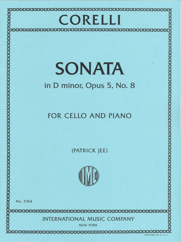 Corelli, Sonata op. 5/8 in d (Jee) (IMC)