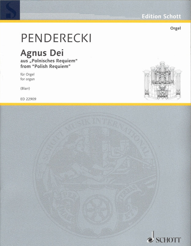 Penderecki, Agnus Dei (Schott)