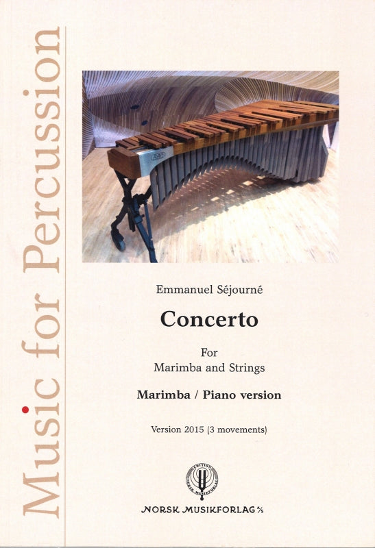Sejourne, Concerto for Marimba ver 2015 (Norsk)