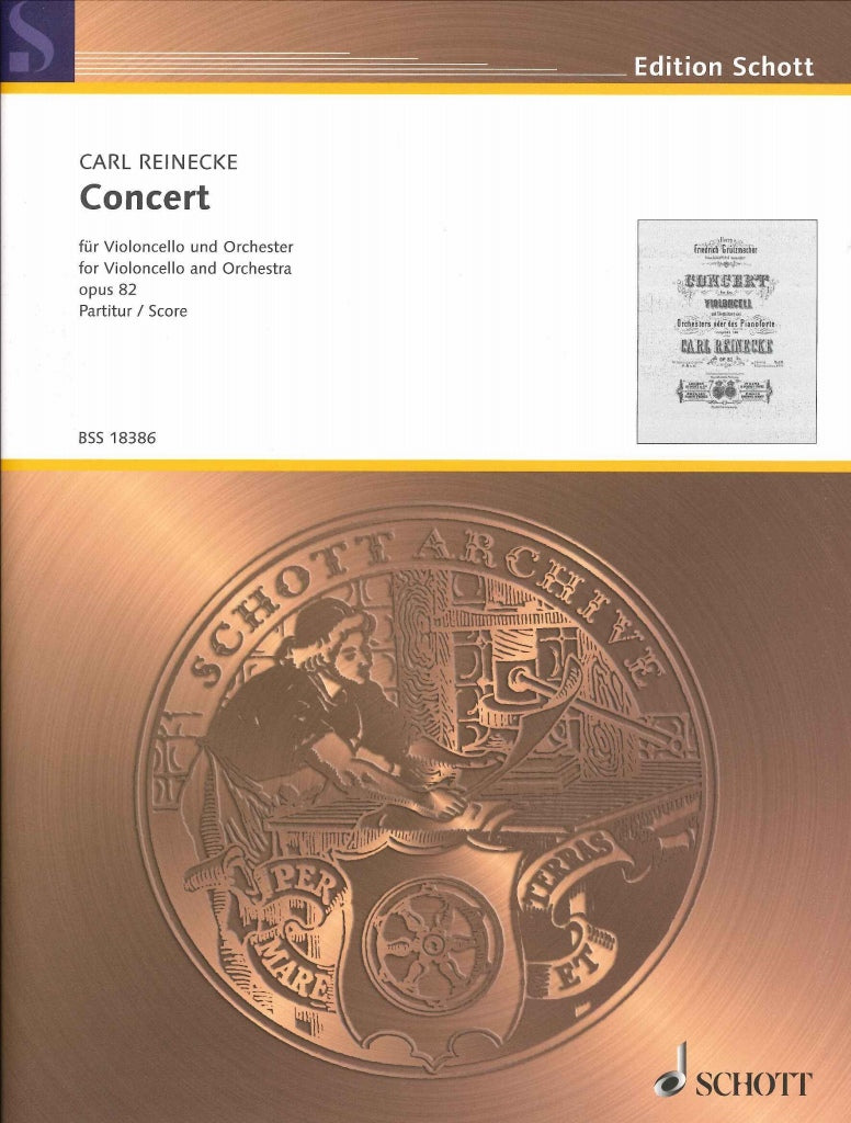 Reinecke, Concerto for Cello op. 82 in d (Schott)