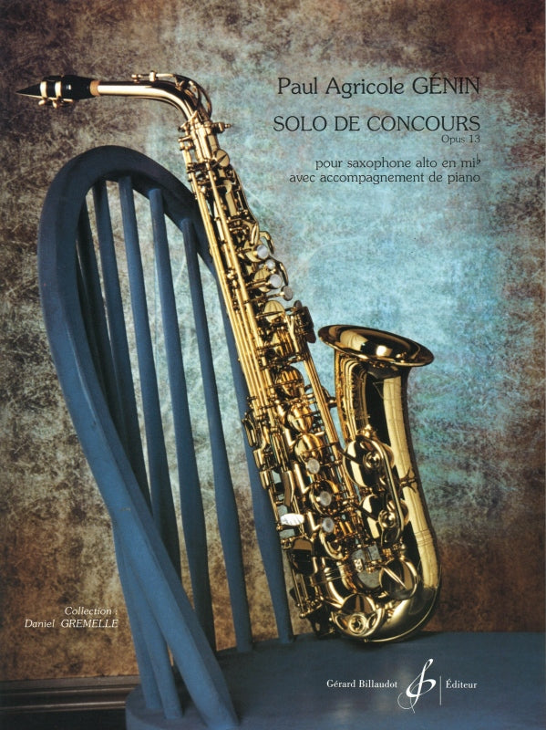 Genin, Solo de concours op. 13 (ASax,Pf) (Billaudot)
