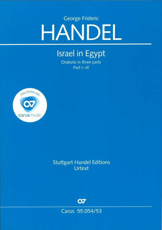 Handel, Israel in Egypt HWV 54 (1739) (Carus)