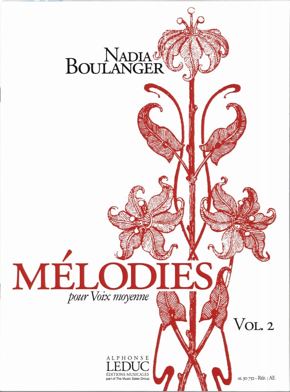 Boulanger,N., Melodies 2 (Hamelle/Leduc)
