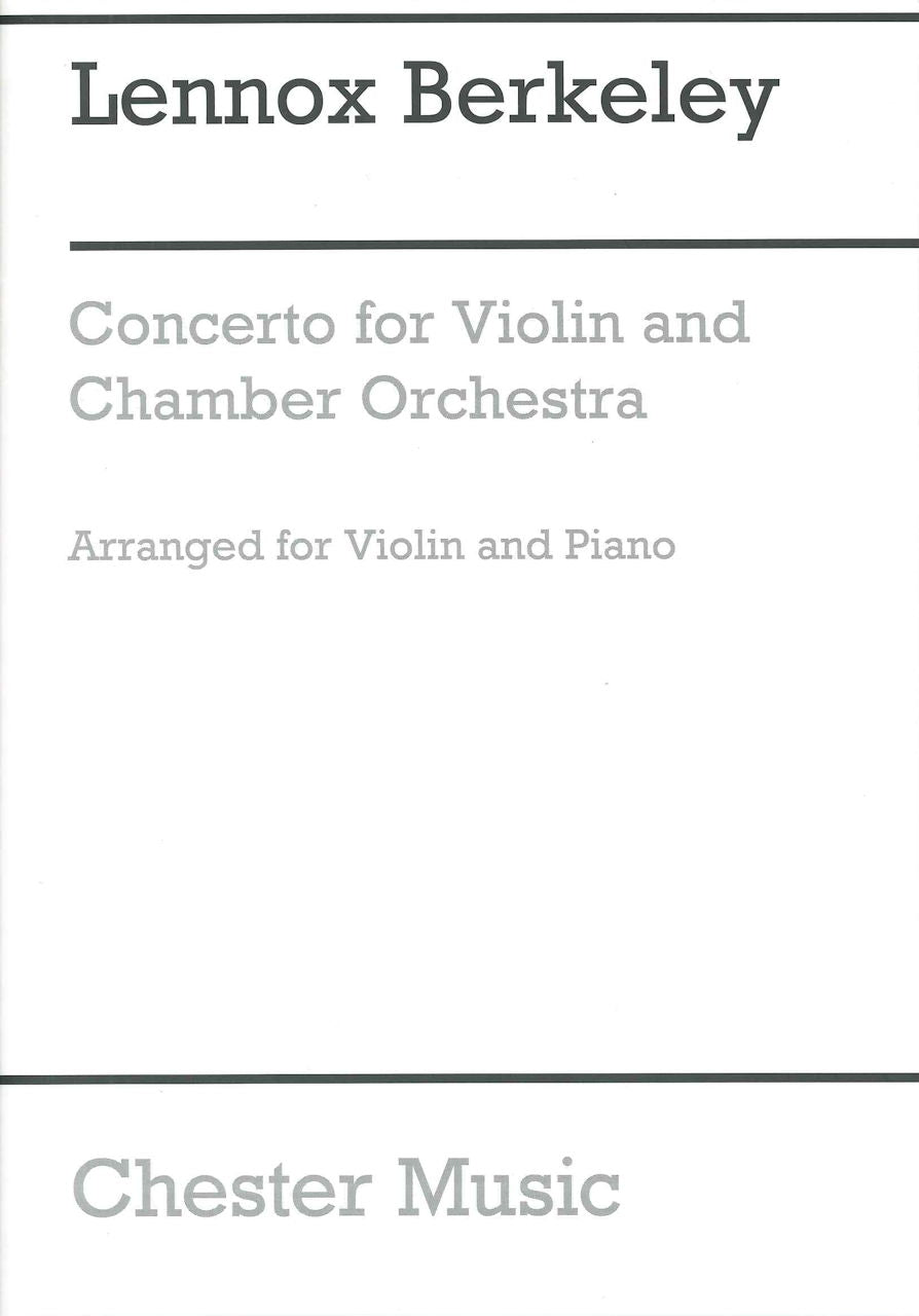 Berkeley, Concerto op. 59 (Chester)