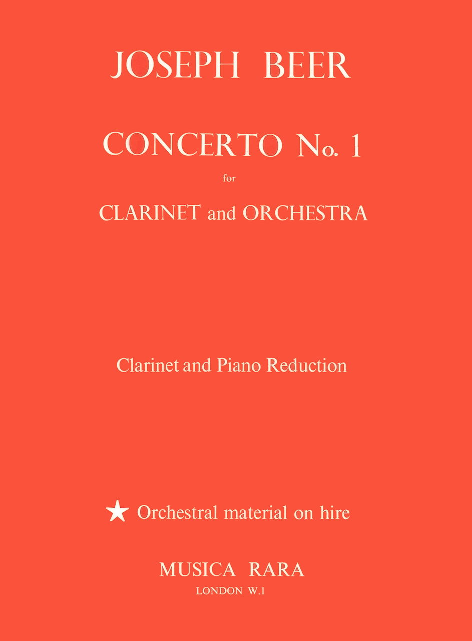 Beer, Concerto No. 1 in Bb, op. 1 (Musica Rara)