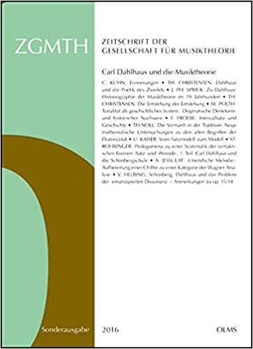 ZGMTH, Sonderausgabe 2016: Dahlhaus (Olms)