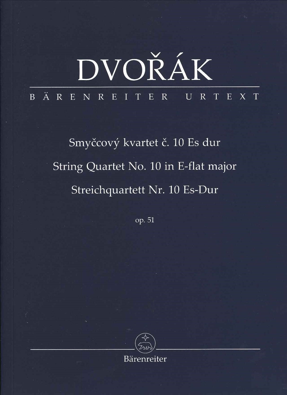 Dvorak, String Quartet No.10 op. 51 B 92 (Barenreiter)