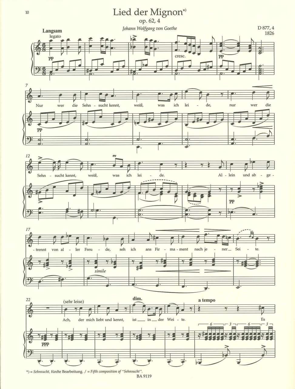 Schubert, Taste of Schubert (H) (Barenreiter)