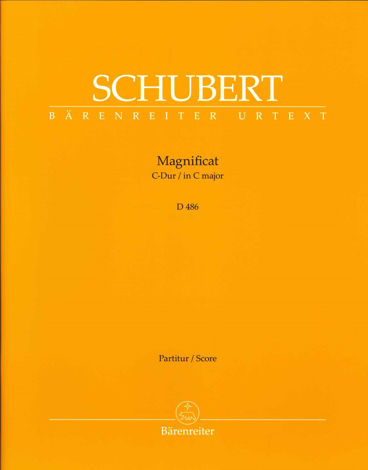 Schubert, Magnificat D 486 Full Score (Barenreiter)