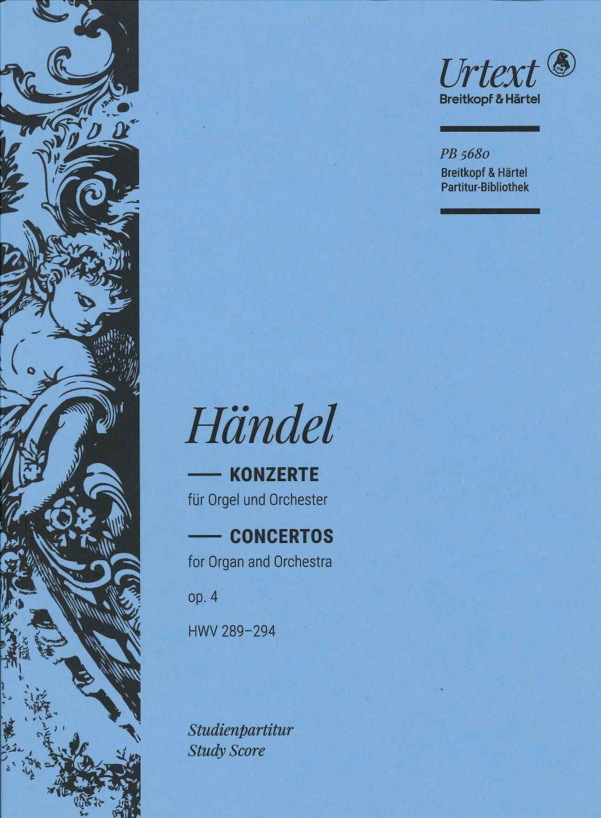 Handel, Concertos for Organ op. 4 (Breitkopf)