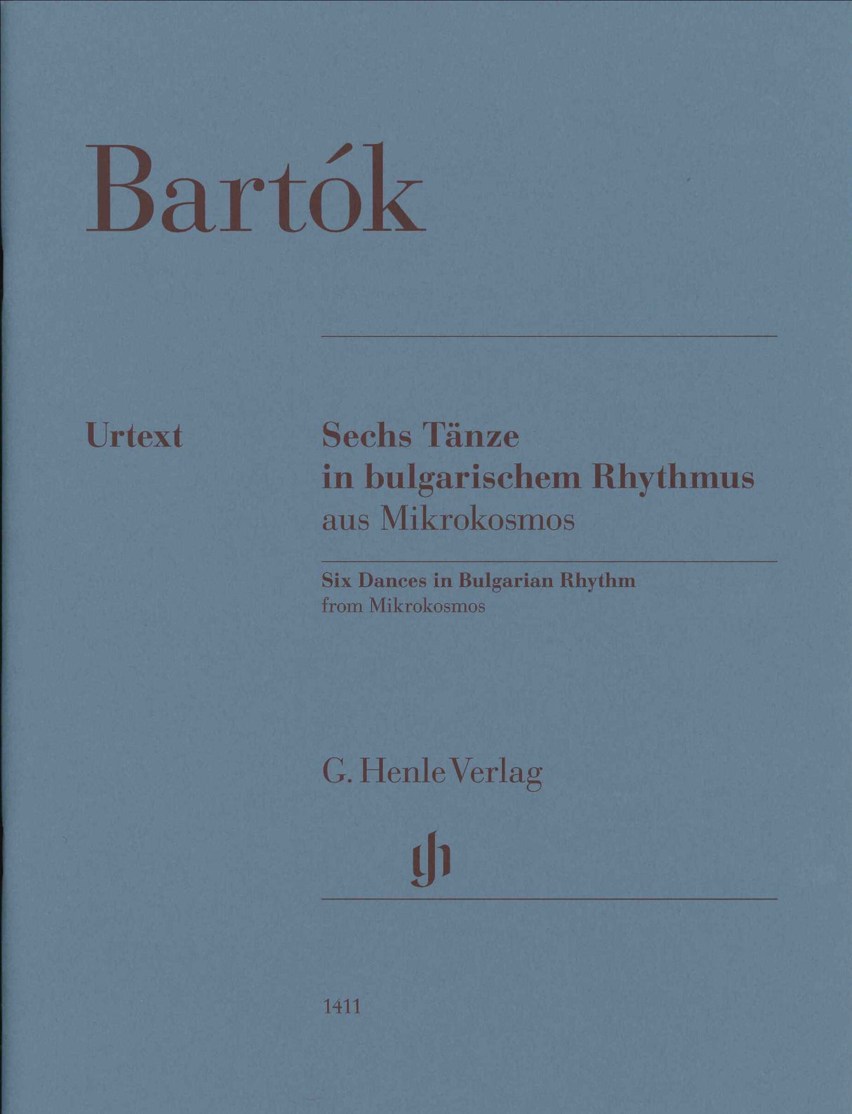 Bartok, 6 Dances in Bulgarian Rhythm (Henle)