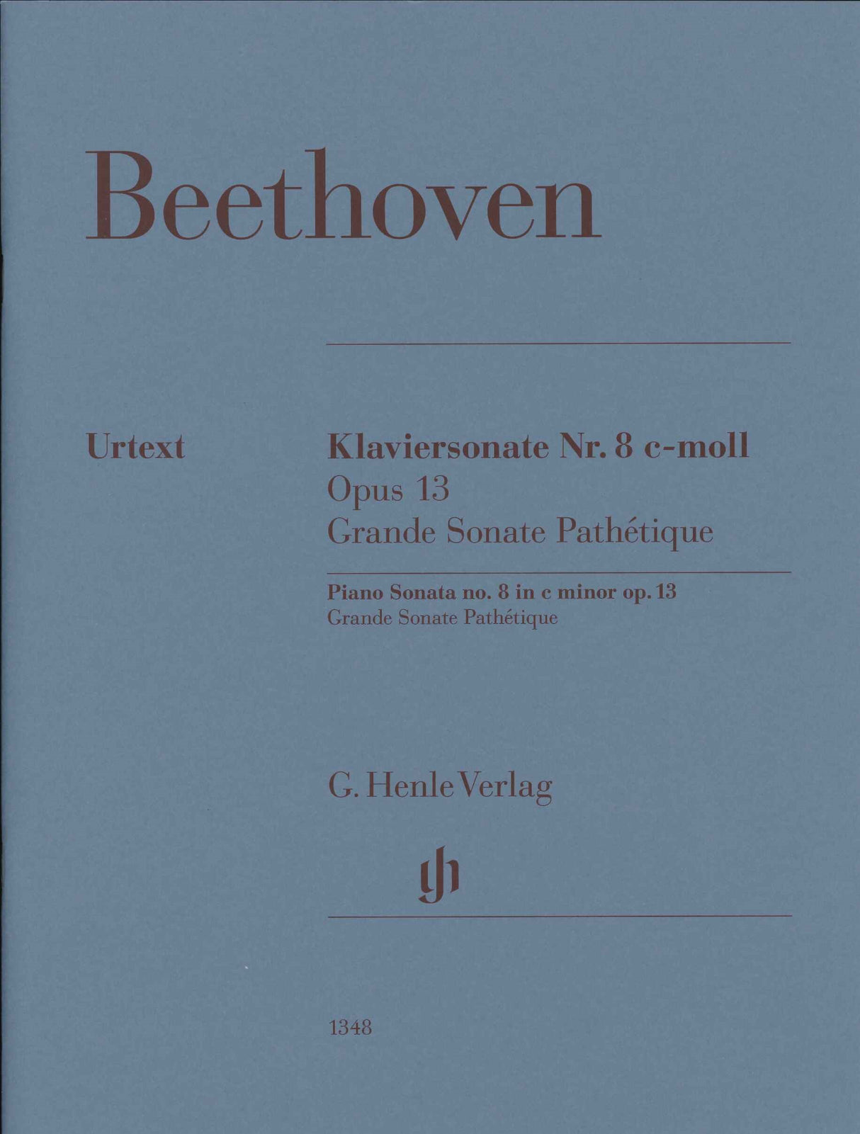 Beethoven, Sonata No. 8 op. 13 (Gertsch) (Henle)