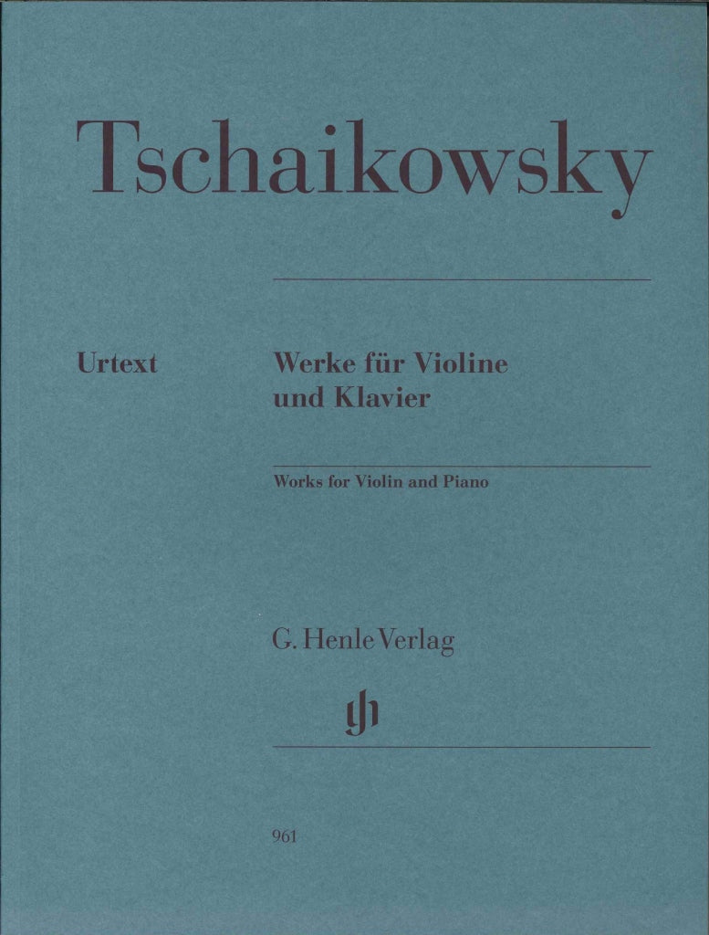 Tchaikovsky, Works for Violin and Piano (Henle)
