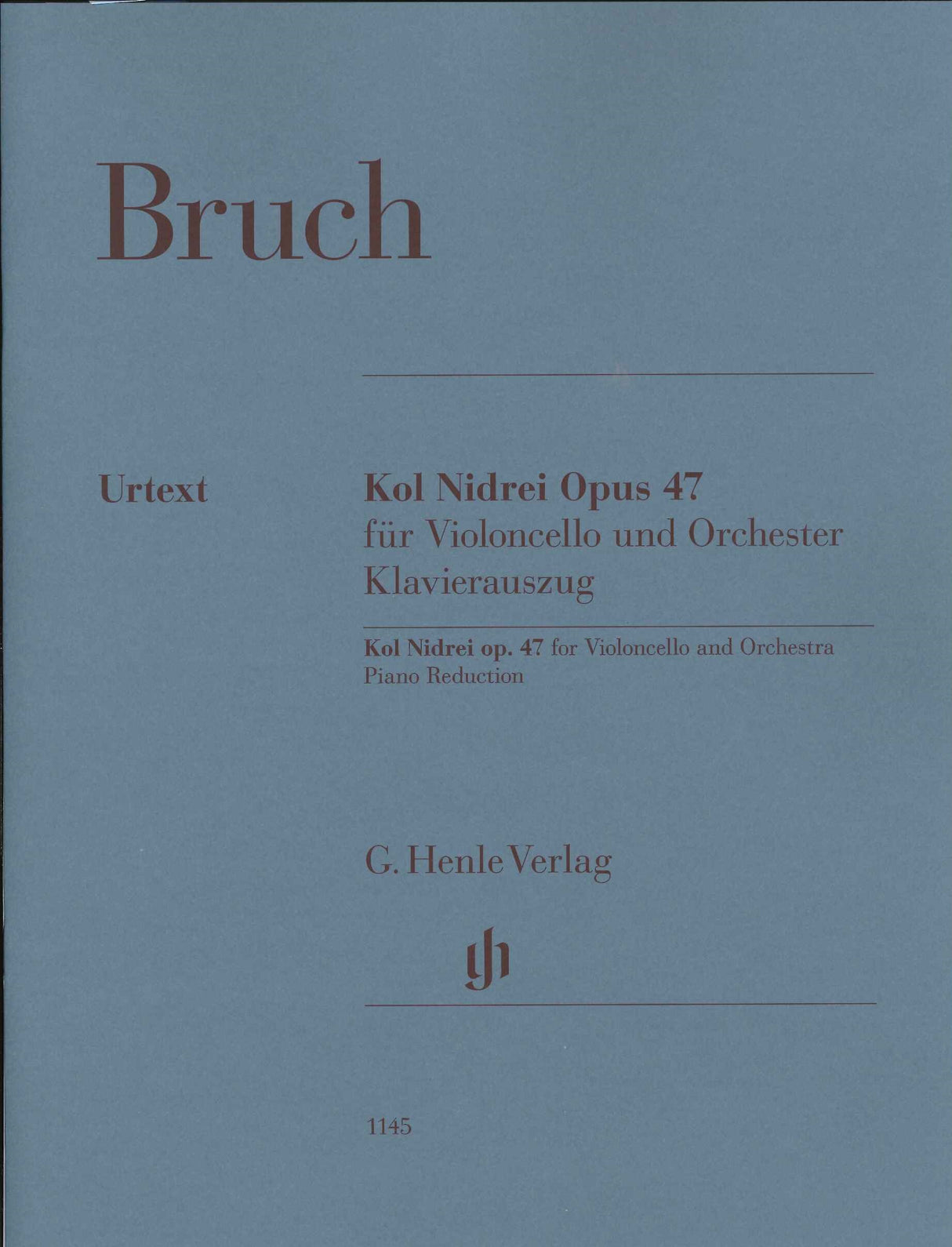 Bruch, Kol Nidrei op. 47 (Henle)