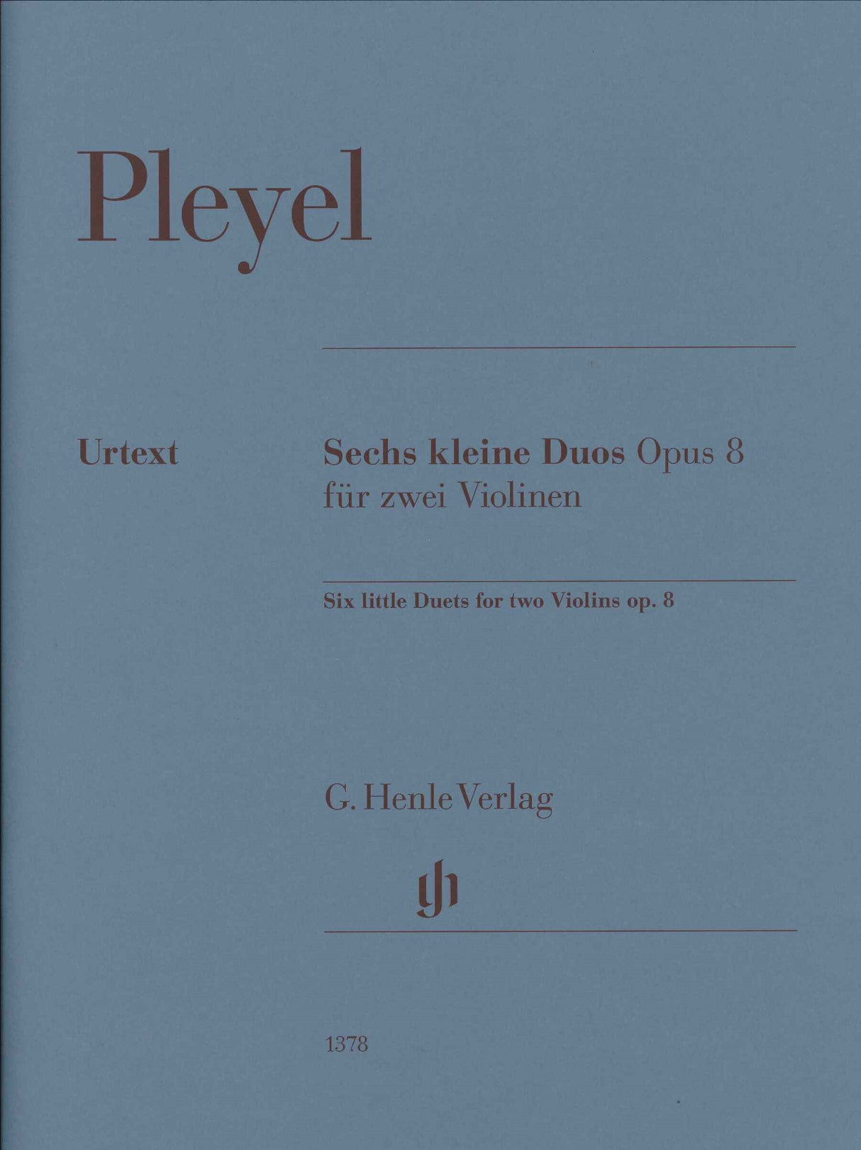 Pleyel, 6 Little Duets op. 8 (2Vn) (Henle)