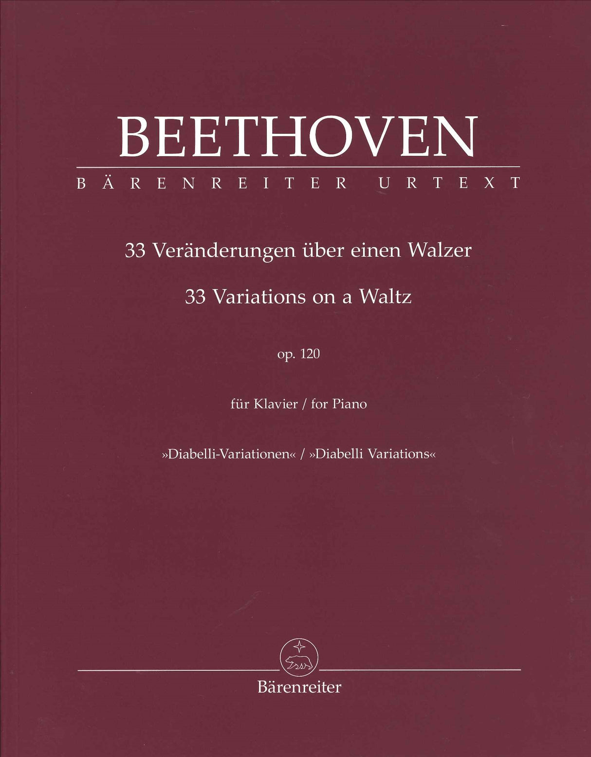 Beethoven, Diabelli Var. op. 120 (Barenreiter)