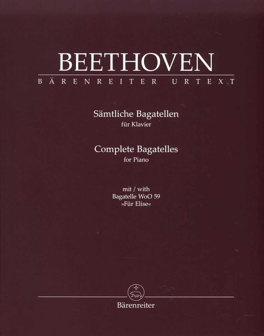 Beethoven, Bagatelles, Complete (Barenreiter)