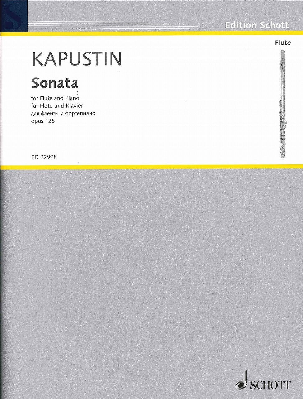 Kapustin, Sonata op. 125 (2004) (Schott)