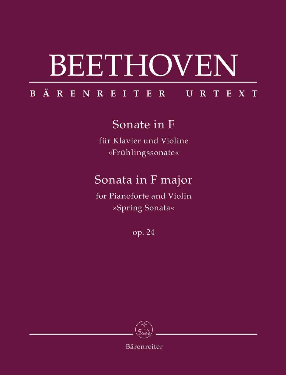 Beethoven, Sonata op. 24 'Spring' (Barenreiter)