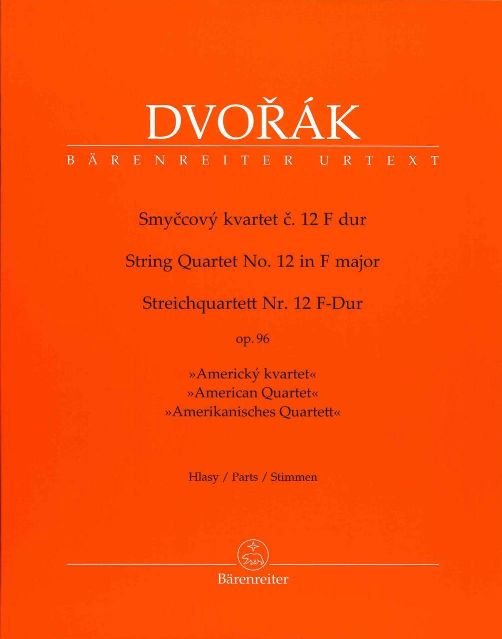 Dvorak, String Quartet No.12 American (Barenreiter)