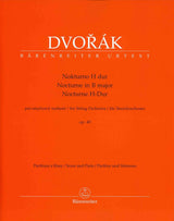 Dvorak, Nocturne op. 40: Score & Parts (Barenreiter)