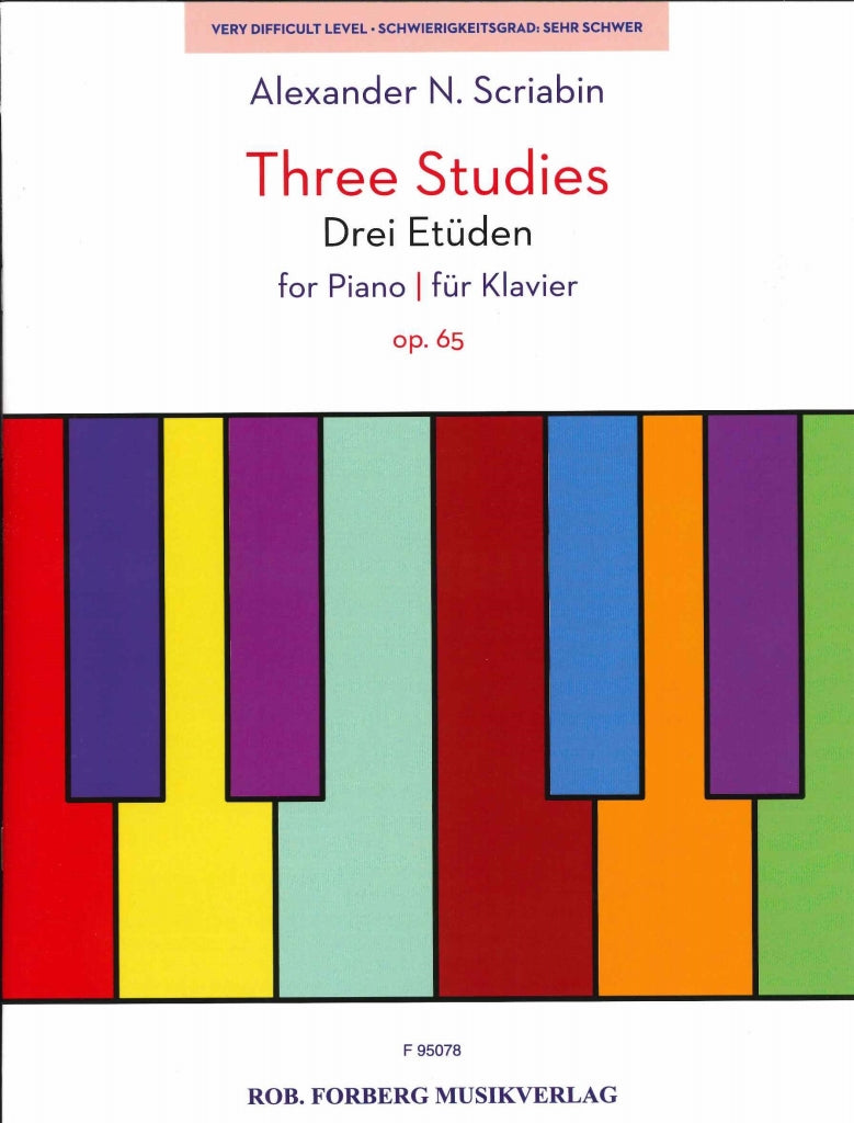 Scriabin, 3 Etudes op. 65 (Forberg)