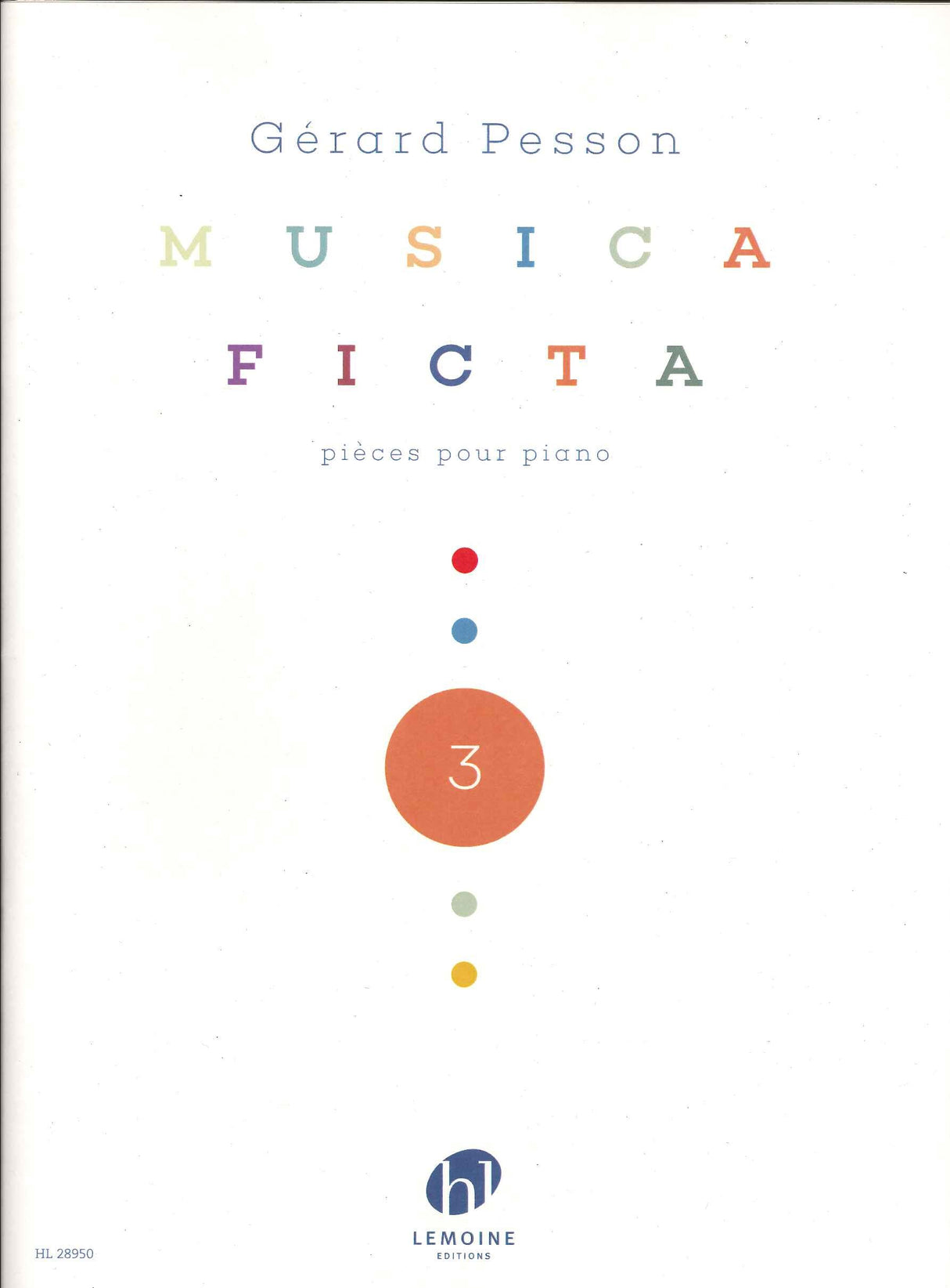 Pesson, Musica ficta 3 (Lemoine)