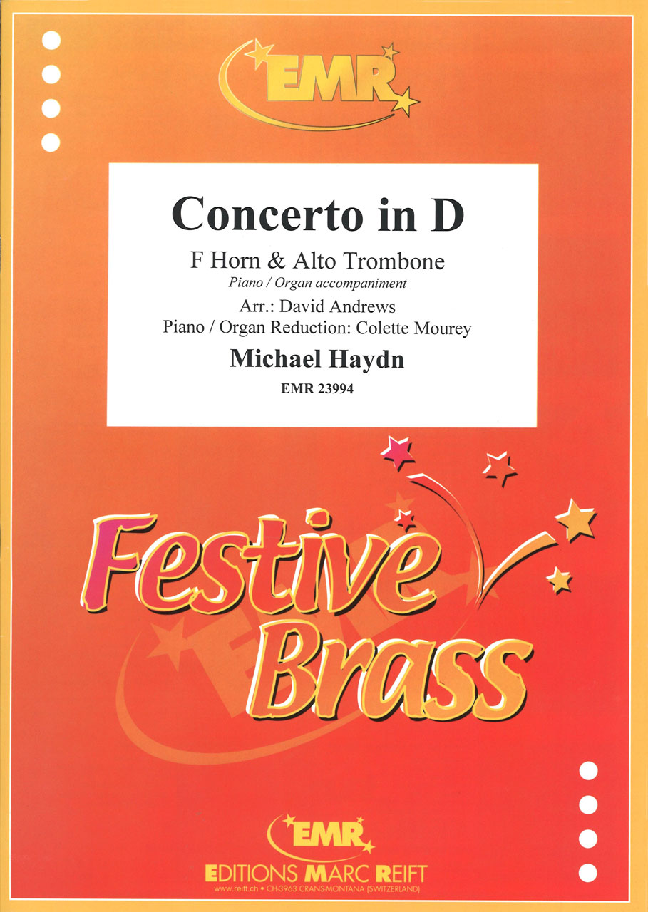 Haydn,M., Concerto in D (Hn/ATbn,Kbd) (Reift)