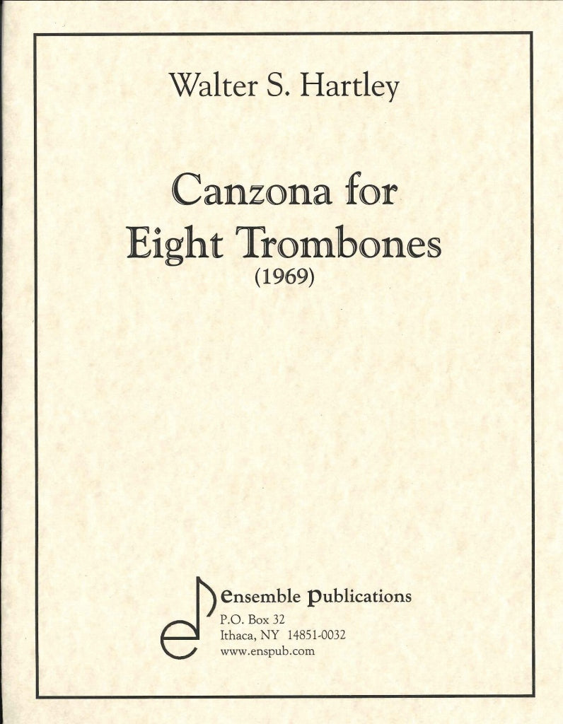 Hartley, Canzona (8Tbn) (Ensemble Publications)