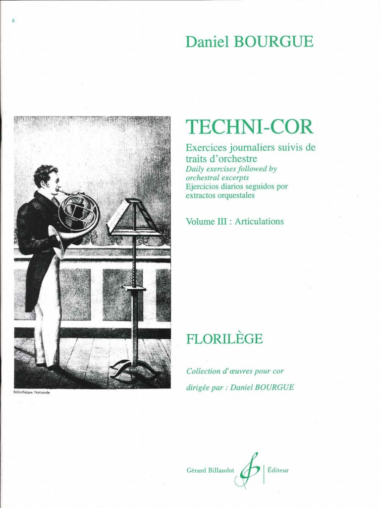 Bourgue, Techni-cor 3: Articulations (Billaudot)