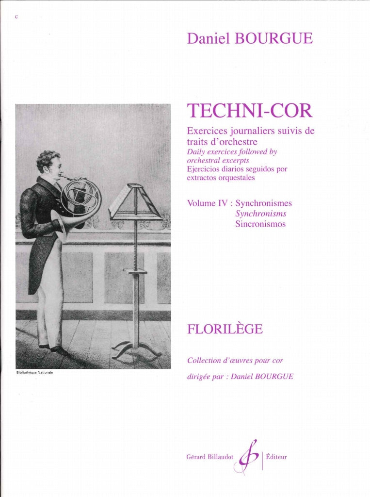 Bourgue, Techni-cor 4: Synchronismes (Billaudot)