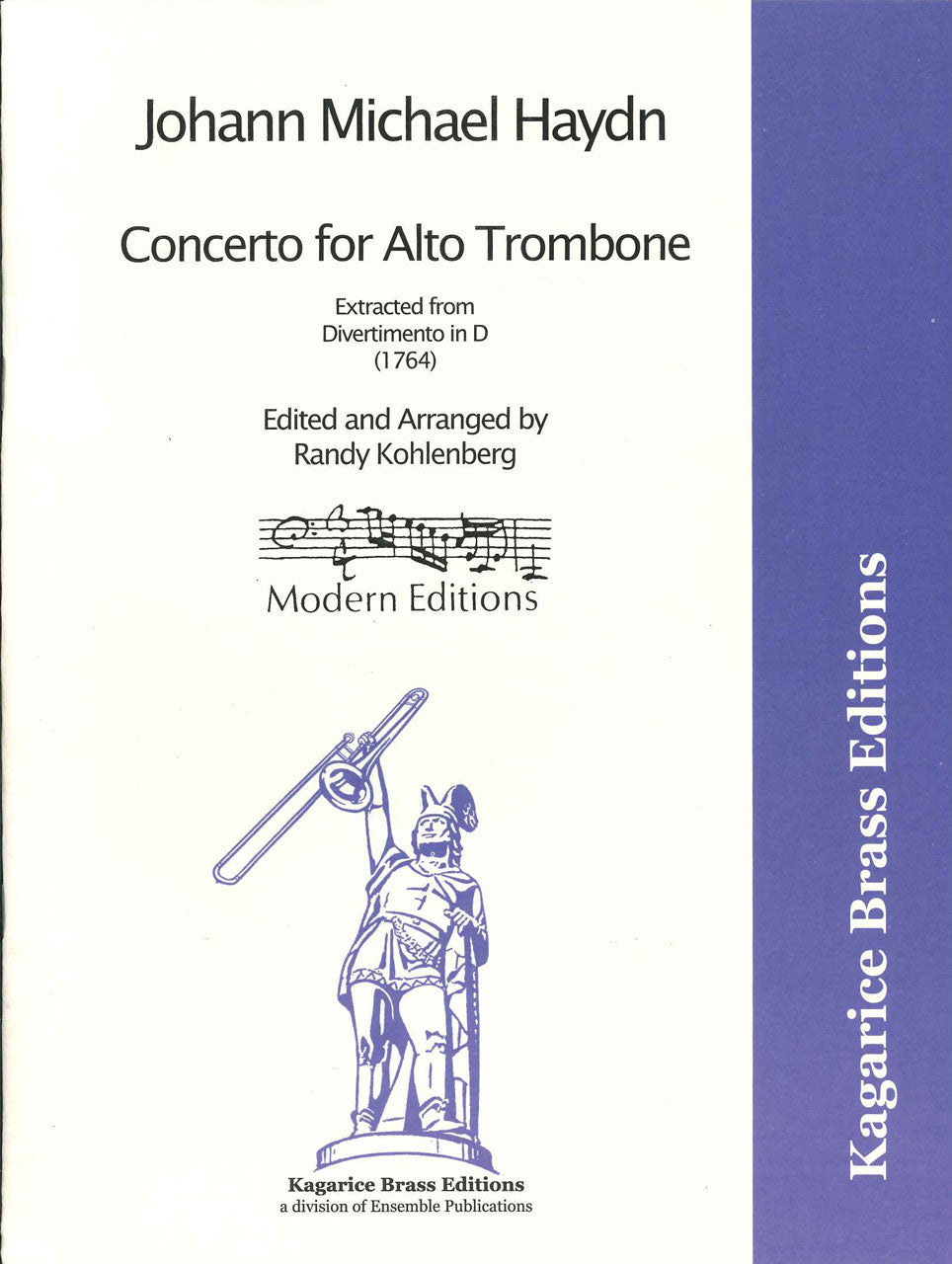 Haydn,M., Concerto for Alto Trombone (Modern Editions/Kagarice Brass Editions)