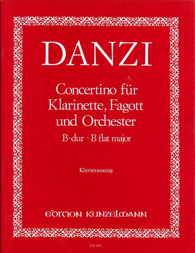 Danzi, Concertino op. 47in Bb (Cl,Bn,Pf) (Kunzelmann)