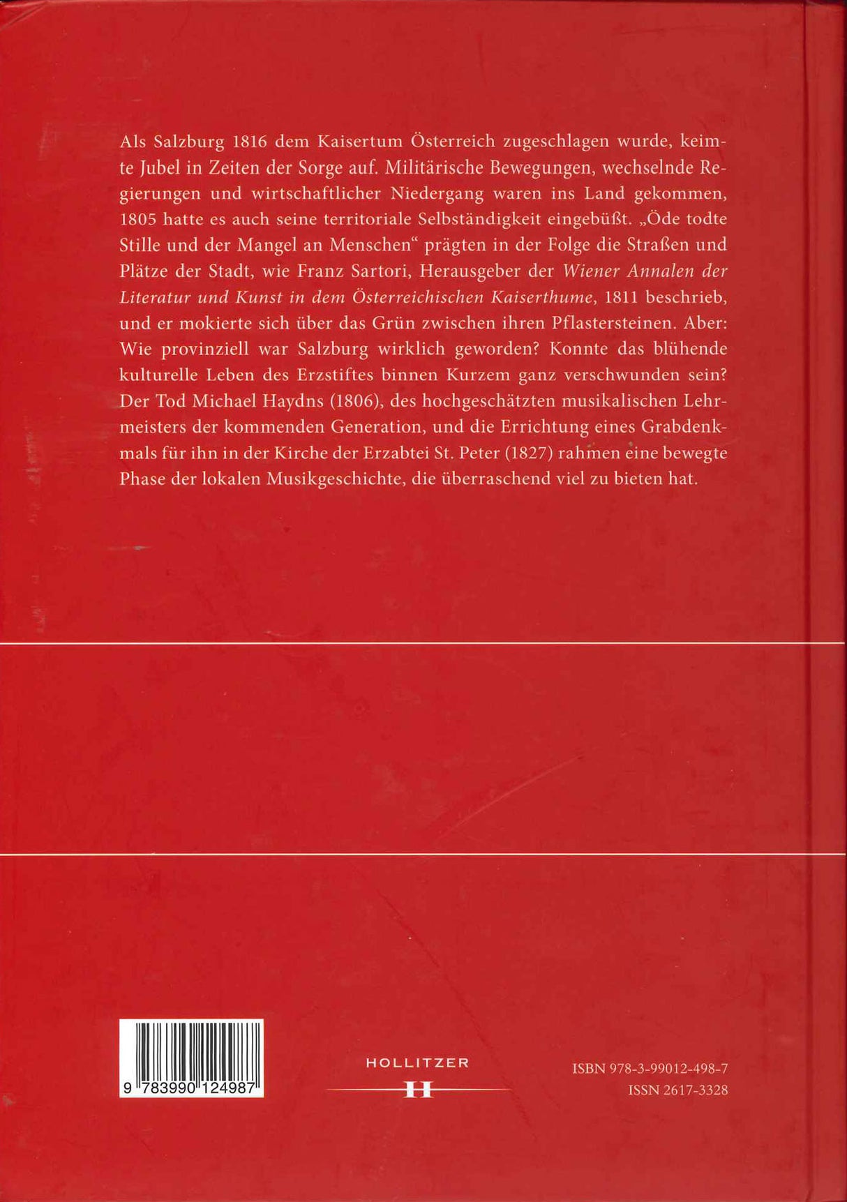 Hochradner, Verlorene Sohne und Tochter (Hollitzer Wissenschaftsverlag)