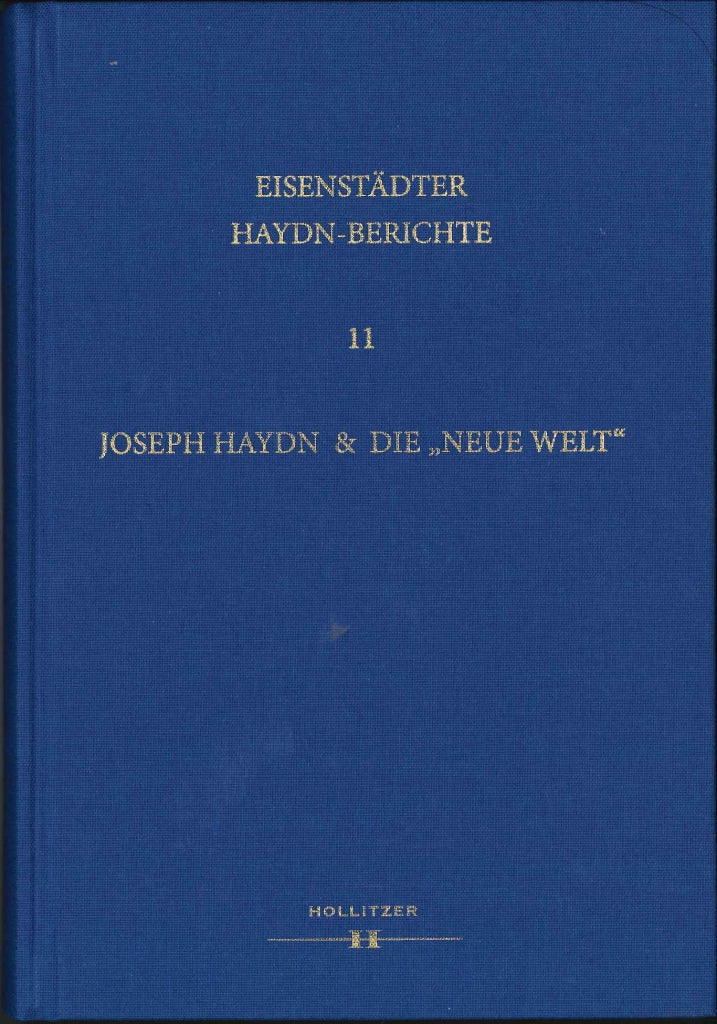 Reicher, Joseph Haydn & die 'Neue Welt' (Hollitzer Wissenschaftsverlag)