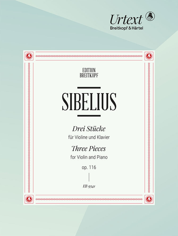 Sibelius, op.116: 3 Pieces (Pulkkis) (Breitkopf)