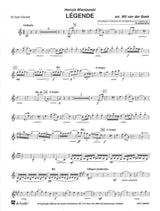 Wieniawski, Legende (Cl,Band) (De Haske)