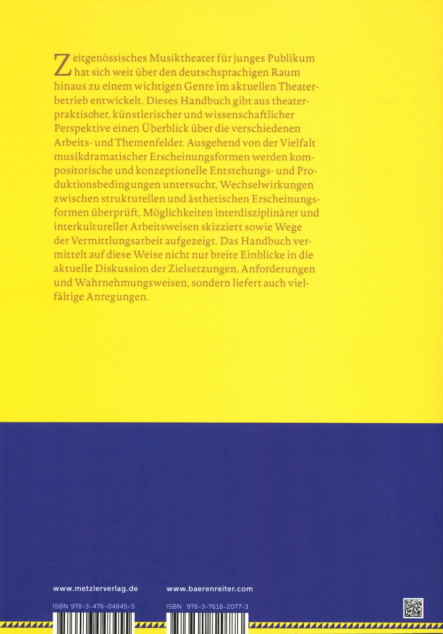 Plank-Baldauf, Praxishandbuch Musikth (Barenreiter/Metzler)