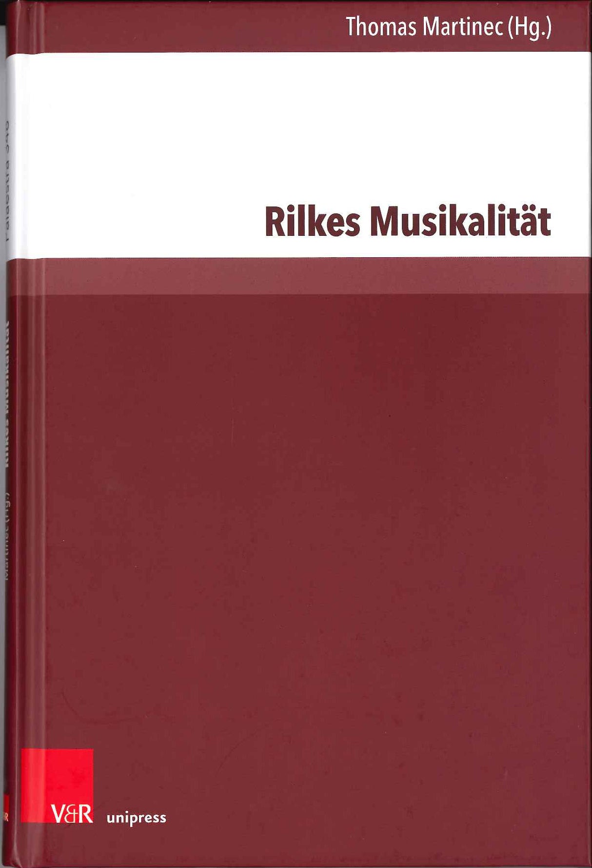 Martinec, Rilkes Musikalitat (Vandenhoeck & Ruprecht)
