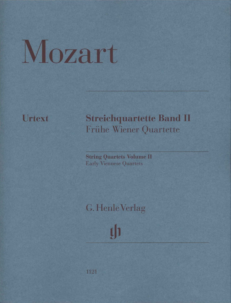 Mozart, String Quartets 2: KV 168-173 (Henle)