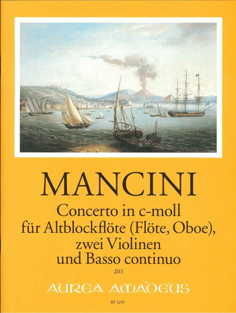 Mancini, Concerto in c (Rec,Str,Bc) (Amadeus Verlag)