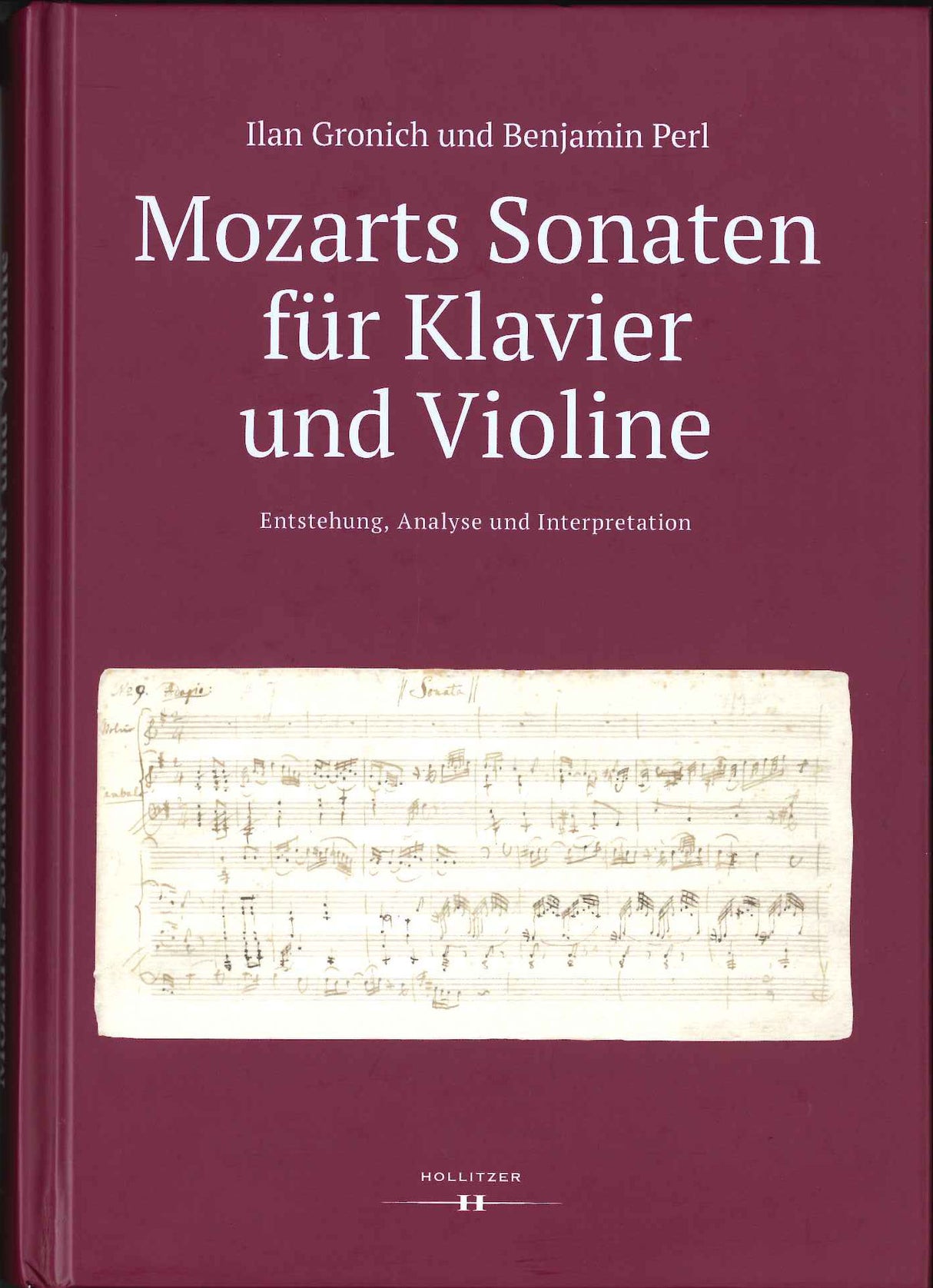 Gronlich, Mozarts Sonaten fur Klavier (Hollitzer Wissenschaftsverlag)