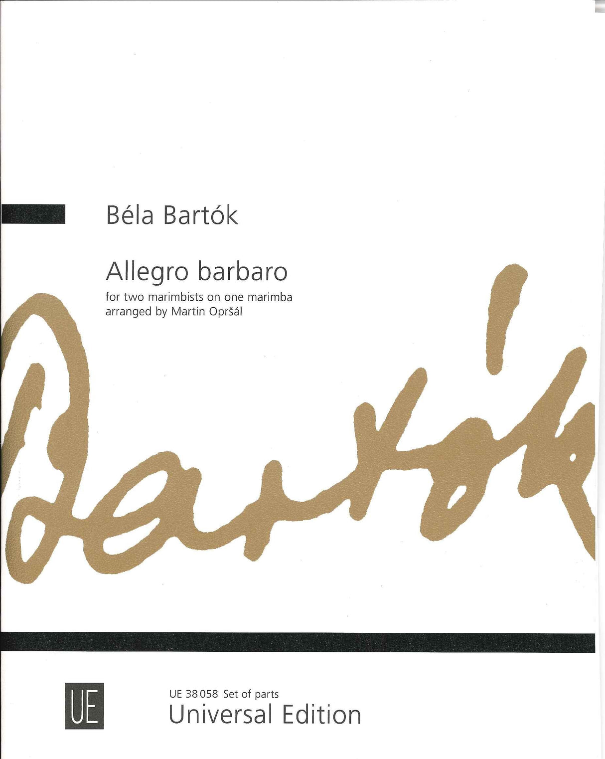 Bartok, Allegro barbaro (Mar 2 Players) (Universal)
