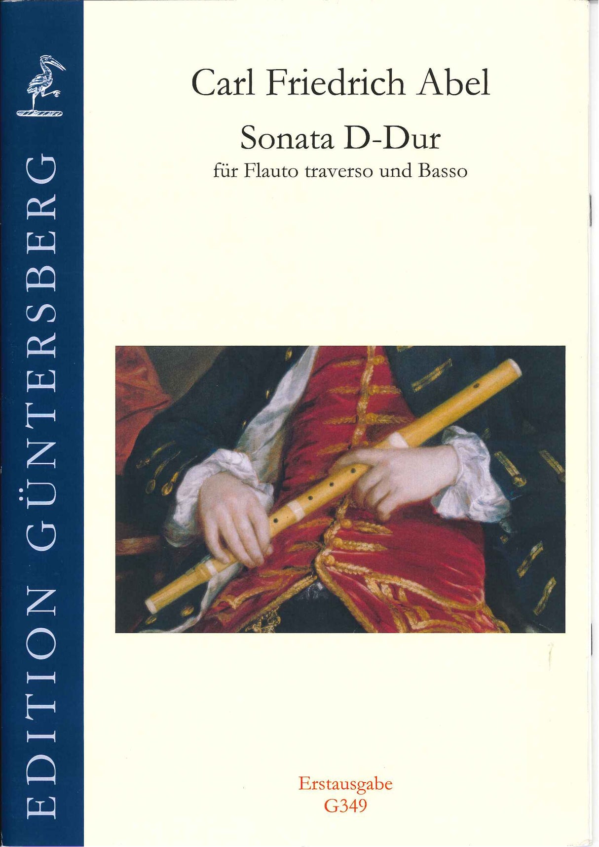 Abel, Sonata in D (Fl,Bc) (Guntersberg/Walhall)