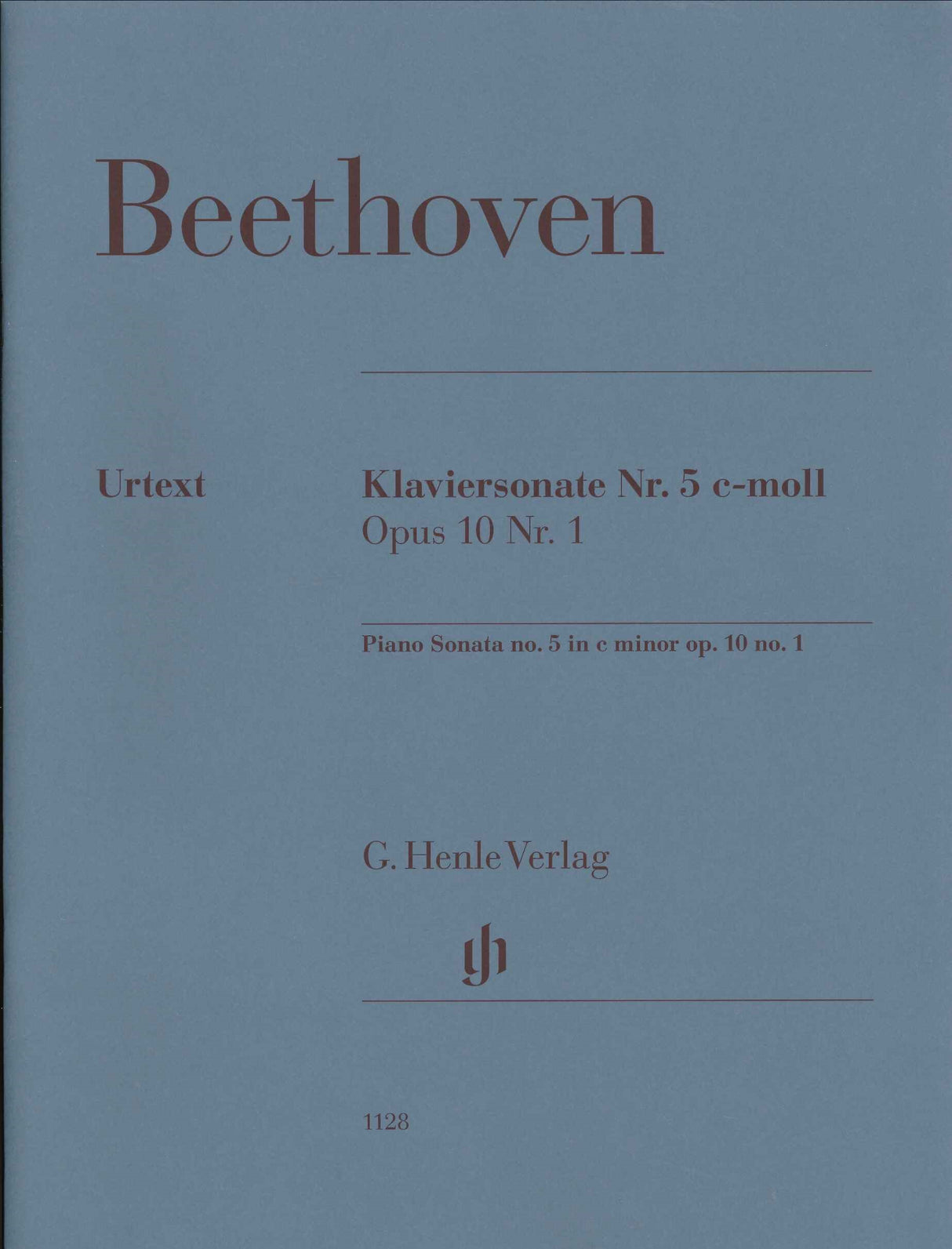 Beethoven, Sonata No. 5 in c op. 10/1 (Henle)