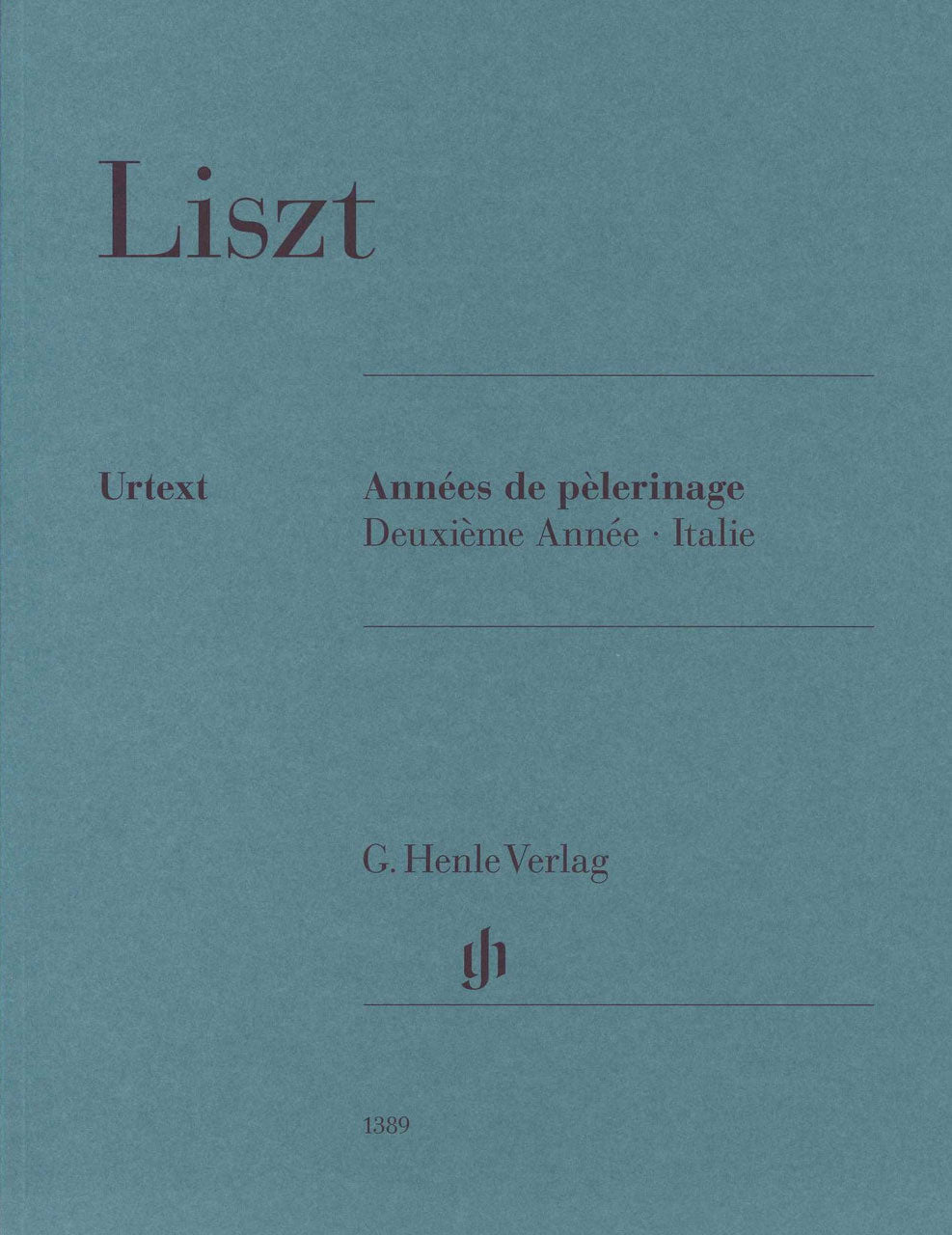 Liszt, Annees de pelerinage 2e (rev.) (Henle)