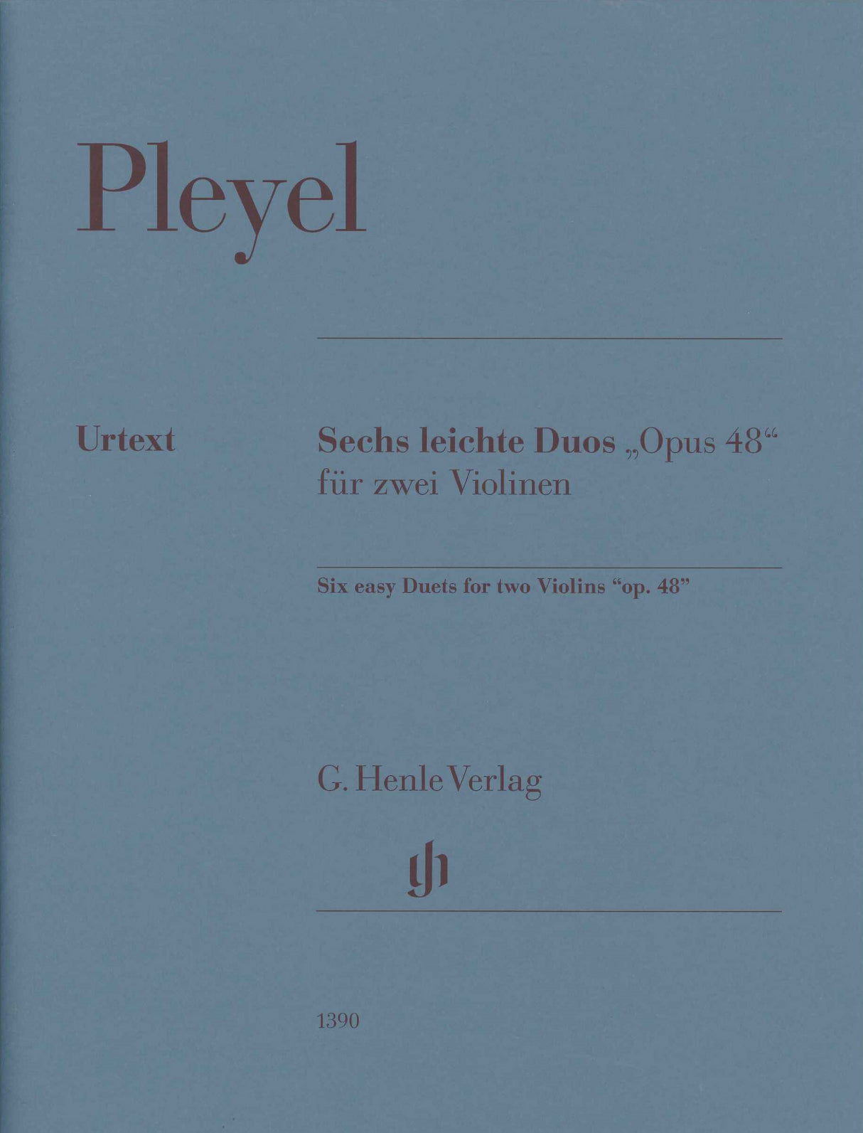 Pleyel, 6 Easy Duets op. 48 (2Vn) (Henle)
