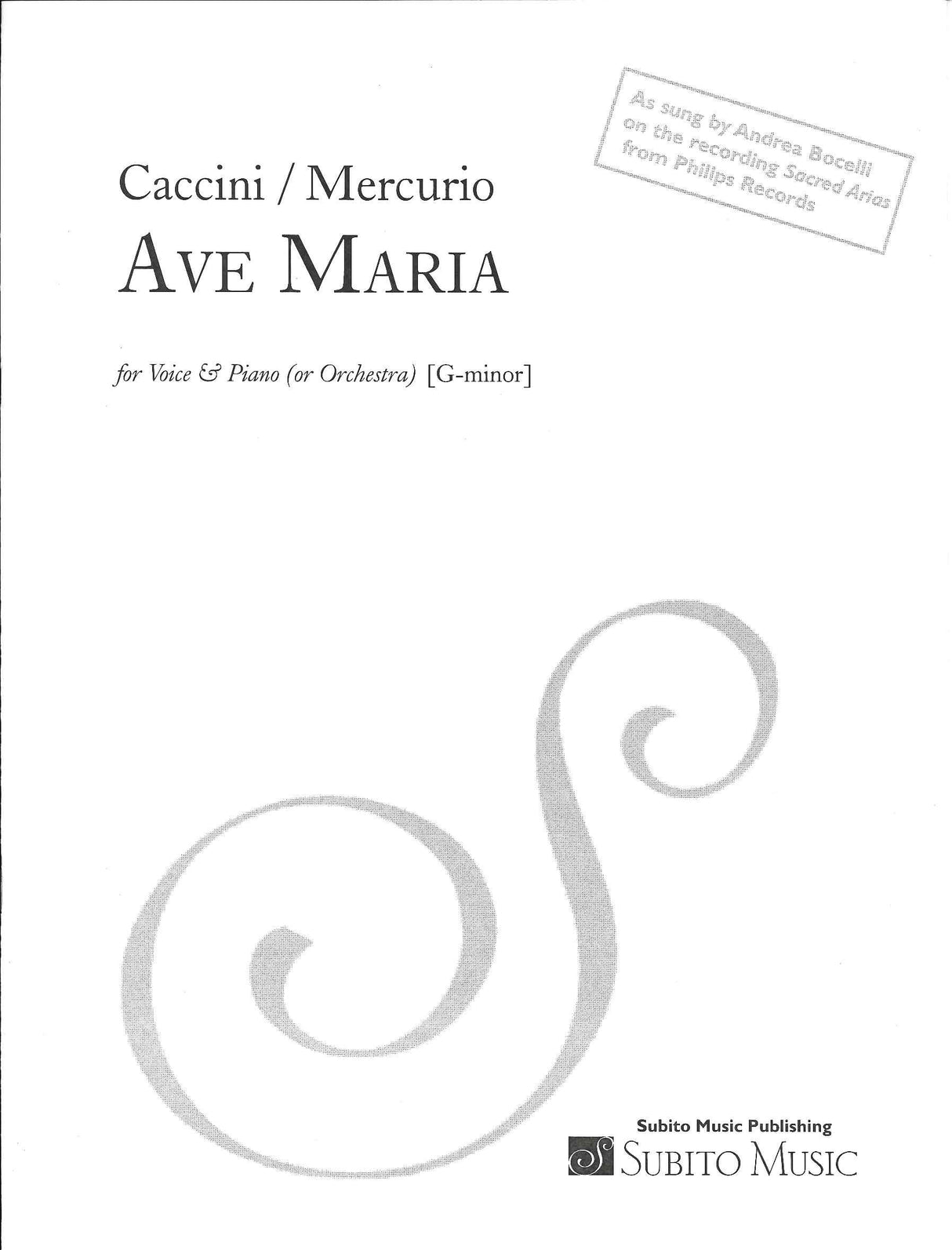 Caccini, Ave Maria in g (Subito Music)